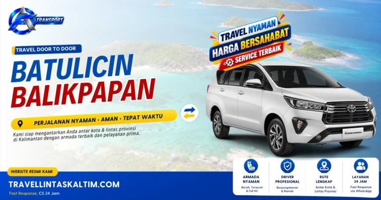 Travel Batulicin Balikpapan